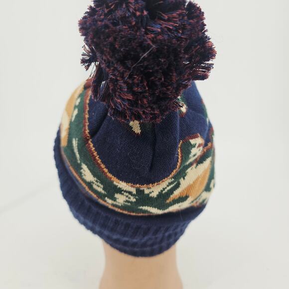 United by Blue quality
Recycled Novelty Pom Beanie OS Navy Blue - Picture 3 of 8